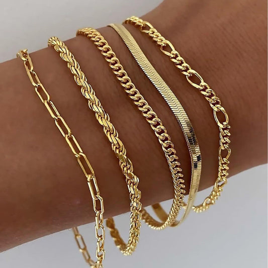 Evi | Set bracciali | Oro